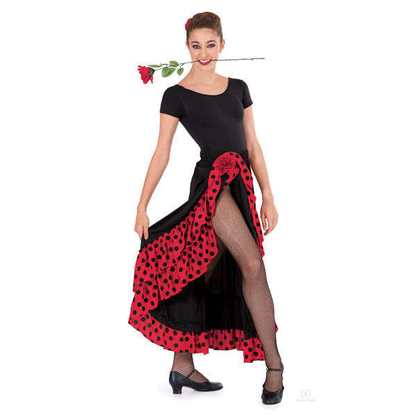 Polka Dot Flamenco Skirt - Adulto